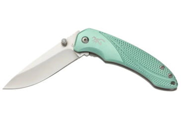 Image of Browning Allure Folding Knife, 2.875in, 7Cr17Mov, Drop Point, Alloy Handle, N, 3220360