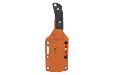 Image of Browning Back Country Small Fixed Blade Knife, 2.75in, Deep Belly Skinner, Composite Handle, Blaze, 3220499