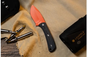 Image of Browning Back Country Small Fixed Blade Knife, 2.75in, Deep Belly Skinner, Composite Handle, Blaze, 3220499