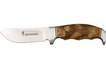 Image of Browning Fixed Blade with Burlwood Handle, 8 1/4 in. BR526