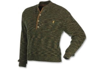 Image of Browning Full Curl Wool Sweater with WindKill, AllTerrain Camo, M 3002032902