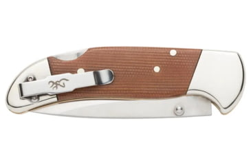 Image of Browning Guide Series Folding Knife, 3.375in, Sandvik 14C28N, Drop Point, G10 Handle, N, 3220453