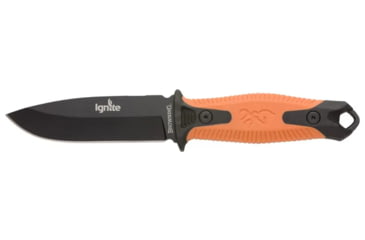 Image of Browning Ignite 2 Fixed Blade Knife, 4in, 7Cr17Mov, Drop Point, Orange Injection Molded, Orange, 3220334