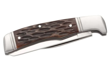 Image of Browning Joint Venture 2 Blade Folding Knife, 2.875in, 8Cr13MoV, Clip Point, Bone Handle, N, 3220012