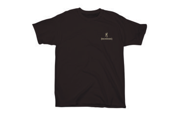 Image of Browning Mens Wanted Tom Turkey S/S Tee, Dark Chocolate, S BRD010052.035900.S