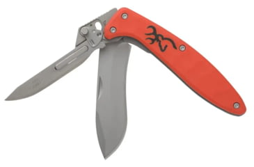Image of Browning Primal 2 Blade Folding Knife, 2.75in, HRC 50-55/HRC 55-59, Drop Point/Scalpel, Composite Handle, N, 3220462