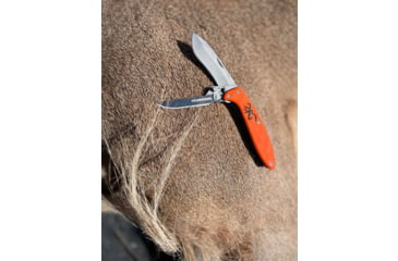 Image of Browning Primal 2 Blade Folding Knife, 2.75in, HRC 50-55/HRC 55-59, Drop Point/Scalpel, Composite Handle, N, 3220462