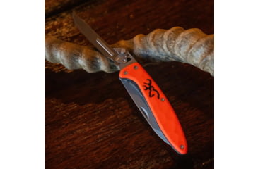 Image of Browning Primal 2 Blade Folding Knife, 2.75in, HRC 50-55/HRC 55-59, Drop Point/Scalpel, Composite Handle, N, 3220462