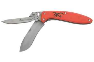 Image of Browning Primal 2 Blade Folding Knife, 2.75in, HRC 50-55/HRC 55-59, Drop Point/Scalpel, Composite Handle, N, 3220462