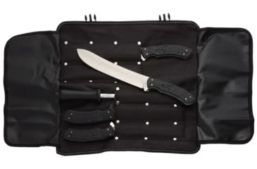 Image of Browning Primal Fish/Game Butcher Kitchen Knife Kit, 7.5/6/5in, 8Cr13MoV, Polymer/Rubber Handle, Black, 3220446