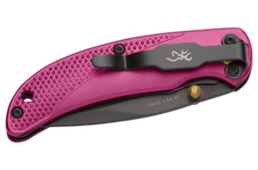Image of Browning Prism 3 Plum Folding Knife, 2.375in, 7Cr17Mov, Drop Point, Alloy Handle, N, 3220343