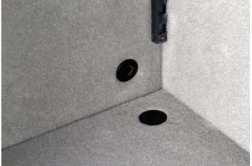 Image of Browning Safes Hunter Wide HR37 Gun Safe,60x43x25in,Textured Charcoal,Silver Chrome,Scroll,S and G Mechanical Lock 1601100167