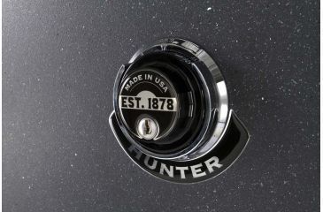 Image of Browning Safes Hunter Wide HR37 Gun Safe,60x43x25in,Textured Charcoal,Silver Chrome,Scroll,S and G Mechanical Lock 1601100167