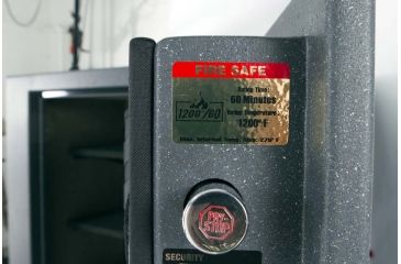 Image of Browning Safes Hunter Wide HR37 Gun Safe,60x43x25in,Textured Charcoal,Silver Chrome,Scroll,S and G Mechanical Lock 1601100167