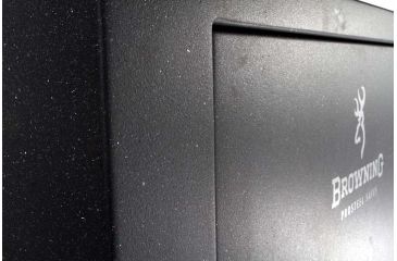 Image of Browning Safes Hunter Wide HR37 Gun Safe,60x43x25in,Textured Charcoal,Silver Chrome,Scroll,S and G Mechanical Lock 1601100167