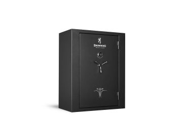 Image of Browning Safes Sporter Extra Wide SP40 Gun Safe,58x44x27in,Hammer Gray,Silver Chrome,Scroll,S and G Mechanical Lock 1601100189