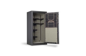 Image of Browning Safes Sporter Standard SP23 Gun Safe,58x30x23in,Hammer Gray,Silver Chrome,Scroll,Securam Electronic Lock 1601100196
