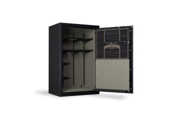 Image of Browning Safes Sporter Wide SP33 Gun Safe,58x36x27in,Gloss Black,Silver Chrome,Scroll,S and G Mechanical Lock 1601100191