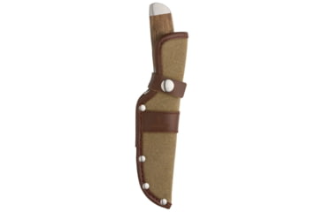 Image of Browning Sage Creek Fixed Blade Knife - Box, 4.5in, 9Cr14MoV, Clip Point, Wood Handle, Canvas, 3220537B