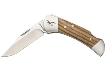 Image of Browning Sage Creek Lockback Folding Knife, 2.5in, 9Cr14MoV, Clip Point, Wood Handle, N, 3220531B