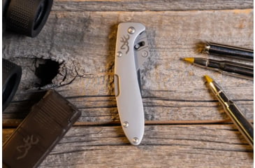 Image of Browning Scalpel Folding Knife, 2.75in, Scalpel, Stainless Steel Handle, N, 3220463