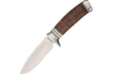 Image of Browning Stacked Leather Fixed Blade Knife BR814