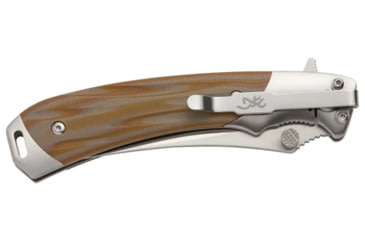 Image of Browning Wicked Wing Folding Knife, 3.5in, 7Cr17Mov, Trailing Point, G10 Handle, N, 3220330