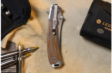 Image of Browning Wicked Wing Folding Knife, 3.5in, 7Cr17Mov, Trailing Point, G10 Handle, N, 3220330
