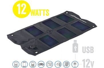 Image of Brunton Explorer 10 Foldable Solar Panel, 10 Watts, 12v and USB output F-EXPLORER10