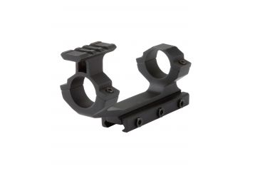 Image of BSA Optics Tactical Weapon 1 Piece 1in Ring Rail Mount w/ Upper Rail Mounts, Black TWAR223RM