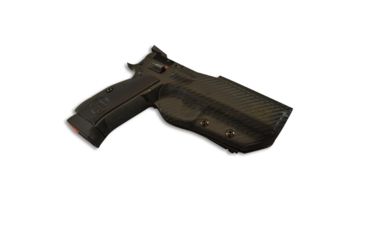 Image of Black Scorpion Outdoor Gear IDPA Pro Competition Holster, CZ SP, Right Hand, Carbon Fiber Finish, HC03-IDPA-CZSPRH