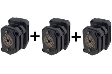 Image of Black Scorpion Outdoor Gear IPSC / USPSA Black Scorpion Storm I Pistol Magazine Pouches , 3 Pouches, Race Purchase, Black, Standard, C005-5555-MPBK