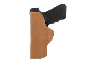 Image of Black Scorpion Outdoor Gear Suede Leather Concealment IWB Holster, RH, Glock 17/22/31/P99, PPQ, Ruger SR9,SR40, PX-4 Storm, SW MP 9/40 4-inch, SW most 5900/4000/900, Tan, HC09-IWB03-BSG02L-TARH