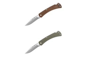 Image of Buck Knives 110 Slim Pro 3.75in Folding Knife, Brown, Olive Drab Green