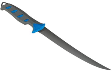 Image of Buck Knives 147 Hookset Fixed Blade Knives, 9in, 5Cr15MoV Steel, Straight, Fillet Shape, Blue/Gray Saltwater, Nylon Handle, 0147BLSB/13275