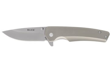Image of Buck Knives 254 Odessa Knife, 3.125in, 7Cr Stainless Steel, Straight, Stainless Steel, Satin, 0254SSSB/13052