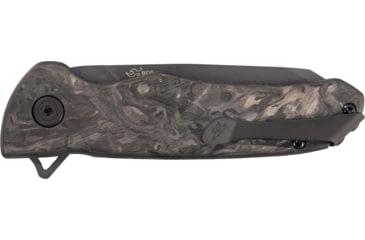 Image of Buck Knives 843 Sprint Ops Folding Knife, 4.25in Closed, 3.13in, S45VN, Black Cerakote Reverse Tanto Blade, Marbled Carbon Fiber Handle, 0843CFS