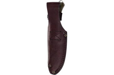 Image of Buck Knives Alpha Scout Richlite Knife, 6.63in Overall, 2.88in, S35VN, Satin Drop Point Blade, Richlite Handle, Leather Sheath, 13463