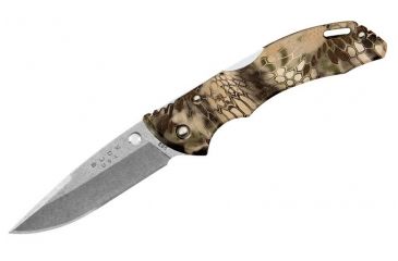 Image of Buck Knives Bantam BLW Folding Knife, 3.13 in, 420HC Stainless Steel, Drop Point, Injection Molded, Kryptek Highlander Camo, 0285CMS26