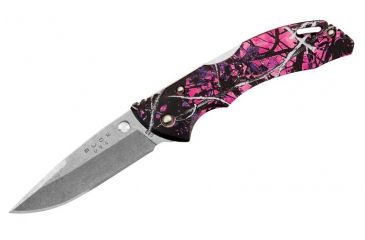 Image of Buck Knives Bantam BLW Folding Knife, 3.13 in, 420HC Stainless Steel, Drop Point, Injection Molded, Muddy Girl Camo, 0285CMS31