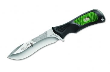 Image of Buck Knives Family Traditions Adrenaline Folding Knife - Pro, Green Handle w/ PakLite Guthook 0088GRSHH