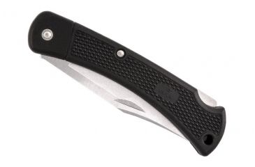Image of Buck Knives Hunter LT Folding Knife, 3.75in, 420HC Stainless Steel, Clip Point Blade, Nylon, Black Handle, 0110BKSLTB/11553
