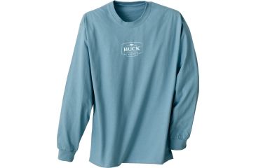 Image of Buck Knives Long Sleeve Stone Washed T Shirt, XLarge BU6359