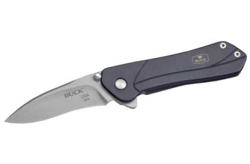 Image of Buck Knives Lux, Select Cutting Knife, Folding Style, 2.52" Blade, Stainless Steel, Titanium-coated Steel 0014TTS