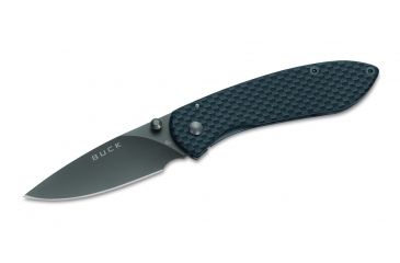 Image of Buck Knives Nobleman Folding Knife, Carbon Fiber Handle 0327CFS