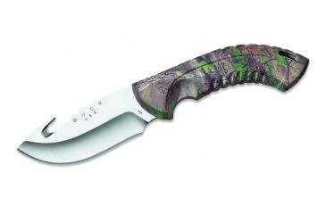 Image of Buck Knives Omni Hunter, 12PT, Guthook, Realtree Xtra Green Camo Handle 0393CMG20