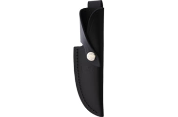 Image of Buck Knives Vanguard Limited Fixed Blade Knife, 8.5in Overall, 4.13in, S35VN, Satin Drop Point Blade, Green Canvas Micarta Handle, Leather Sheath, 13528