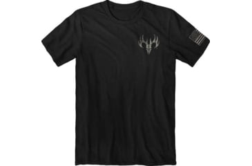 Image of Buck Wear T-shirt ''faith Family Flag Freedom'' Black Xxl