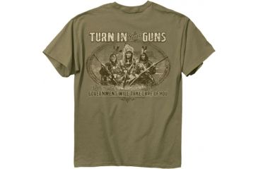 Image of Buck Wear T-shirt ''turn In Your Guns'' S-sleeve Dust Large