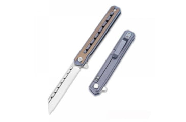 Image of BucknBear Thunderbird Framelock Folding Knife, 3.5in, VG10 Damascus, G10 Handle, BNB1939D
